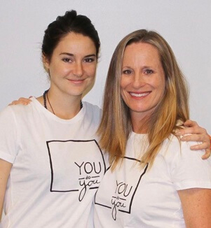 Lori Woodley with her daughter Shailene Woodley